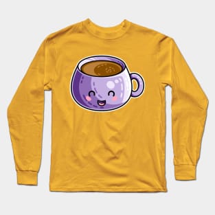 Kawaii Cute Coffee Long Sleeve T-Shirt